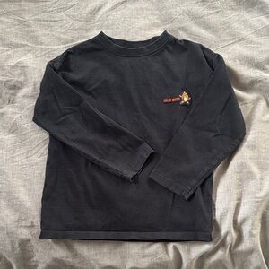 Zara Black Long Sleeve Kids Tee